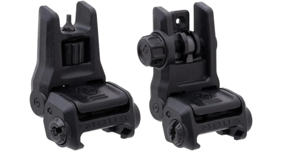 Image of Magpul MBUS 3 Front and Rear Flip Sights, Black