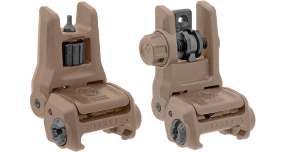 Image of Magpul MBUS 3 Rear and Front Flip Sights Set, FDE
