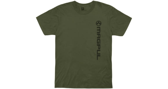 Image of Magpul Vertical Logo Cotton T-Shirt - Men's, Olive Drab, Extra Large, MAG1113-316-XL