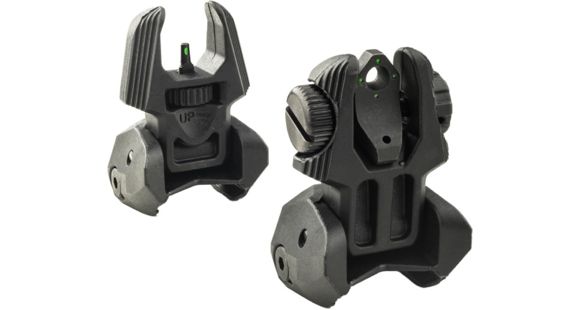 Image of Meprolight Flip-Up Front &amp; Rear Tritium Sight Set, 2 Rear Dots, Black, FRBS M2D