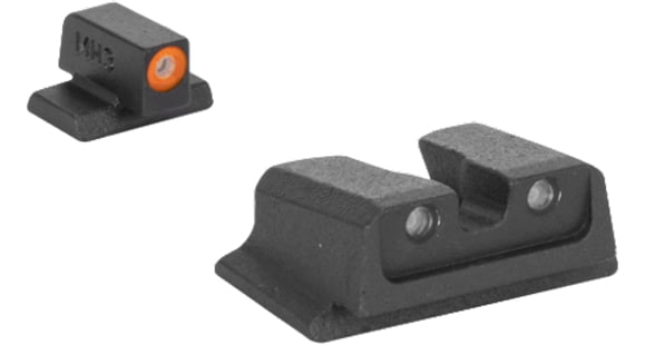 Image of Meprolight Highly Visible Day/Night Self-Illuminated Fixed Set for S&amp;W M&amp;P, Green/Orange, 0417663131, 417663131