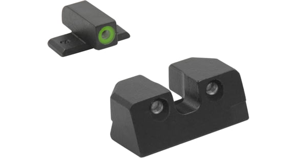 Image of Meprolight Hyper-Bright Iwi Masada 9, Tactical &amp; Slim, Black Green Ring, 495873111, 495873111