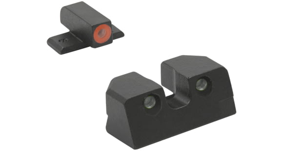 Image of Meprolight Hyper-Bright Iwi Masada 9, Tactical &amp; Slim, Black Orange Ring, 495873131, 495873131