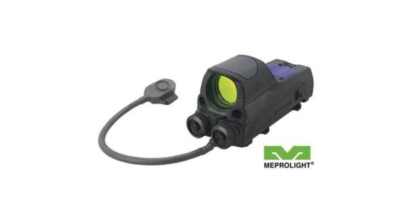 Image of Meprolight MEPRO MOR Reflex Sight w/Red Laser, 5mw, Bullseye, Quick Release Flat Top Adapter, Mepro MOR GB