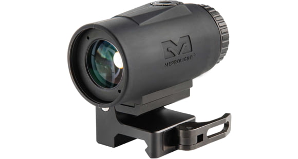 Image of USED, Meprolight MMX4 4x24mm Micro Magnifier w/ Quick Flip, QD Picatinny, Black, 3.2x1.4x1.74 inch, 8016000200, 8016000200