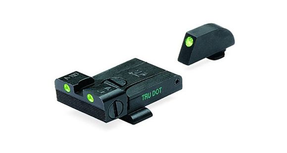 Image of Demo, Meprolight Tru-Dot Adjustable Night Sight Set for Glock 19 &amp; 20, Green Front/Rear, 20224-DEMO