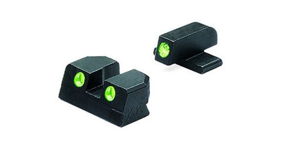 Image of Meprolight Tru-Dot Night Sights, Green Front/Rear - Springfield XD 45 ACP 4in &amp; 5in