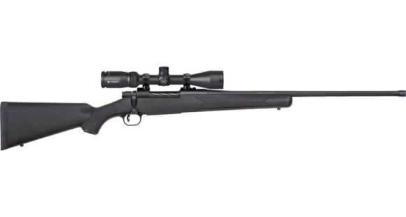 Image of Mossberg Patriot Combo Bolt Action Rifle, .300 Winchester Magnum, 24in Threaded Barrel, 1-10, Vortex 3-9x40, Synthetic Black Stock, Blued, 28123-FRRMPG