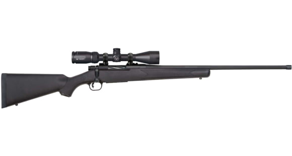 Image of Mossberg Patriot Combo Bolt Action Rifle, .350 Legend, 22in Barrel, 1-16, Vortex 3-9x40, Synthetic Black Stock, Blued Blue, 28247-FRRMPG