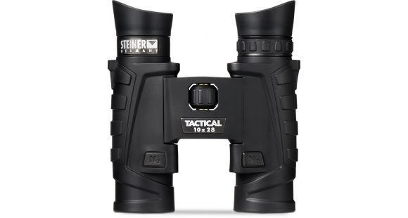 Image of Steiner Tactical T1028 10x28mm Roof Prism Binocular, NBR Long Life Rubber Armoring, Charcoal, 2004