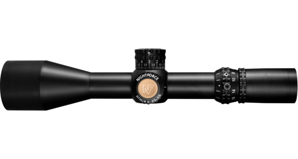 Image of NightForce ATACR 5-25x56mm Rifle Scope, 34mm Tube, Second Focal Plane, Mil-R Reticle, Black, C554
