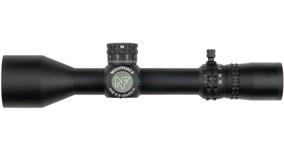 Image of NightForce NX8 2.5-20x50mm F1 Rifle Scope, 30mm Tube, First Focal Plane, MOA-XT Reticle, Black, C651