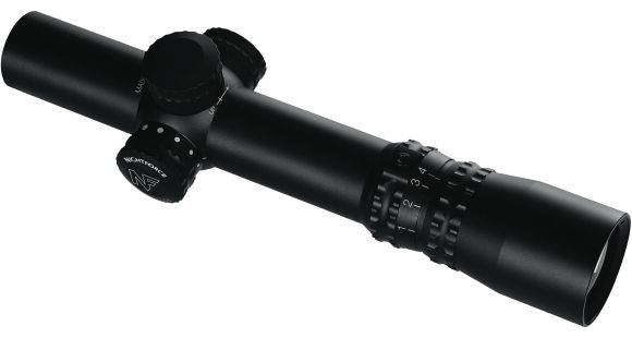 Image of NightForce NXS Compact Rifle Scope, 1-4x24mm, .250 MOA FC-2 Illuminated Reticle C122