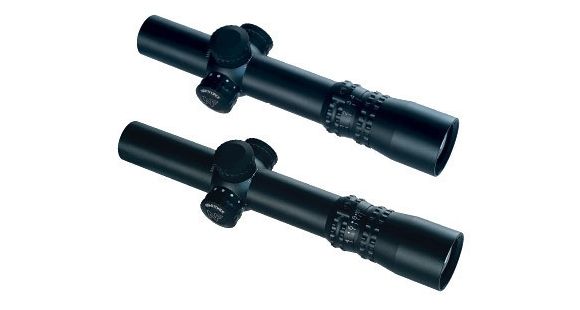 Image of NightForce NXS Compact ZeroStop Mil-Radian Rifle Scope, 1-4x24mm, Mil-Dot CR Illuminated Reticle NXS1424ZSMR-MIL-DOT-CR