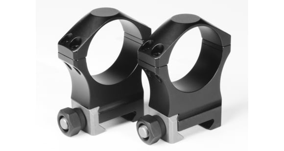 Image of NightForce XTRM Ring Set, 1.375 X-High, 34mm, Ultralite, 4 Bolt, Black, 1.375, Full-Size, A226