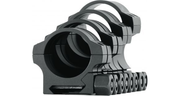 Image of NightForce Standard Duty Rifle Scope Ring Set, Black, 30mm, 1.0in, Medium, A417