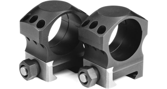 Image of USED NightForce ULTRALITE 30mm Titanium/Alloy Ring Set, Low .885, 6 Screw, Black, Full-Size, A264, EDEMO7, Condition Fair, Other