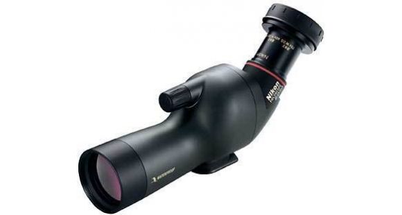 Image of Open Box, Dealer Demo, Nikon Fieldscope 13-30x50mm ED Spotting Scope, 13-30x Zoom Eyepiece, Angled Body, Black, 8321