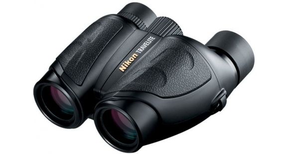 Image of Nikon Compact Travelite 10x25mm Porro Prism Rubber Armored Binoculars, Matte 7278