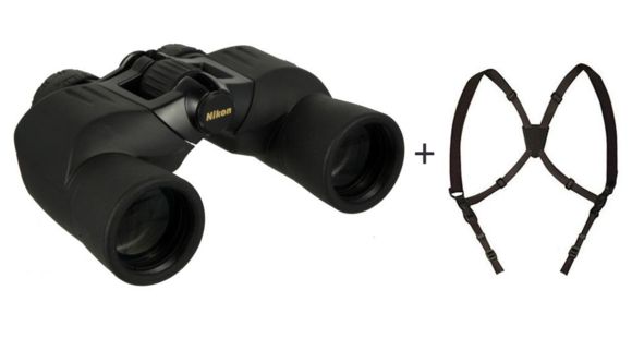 Image of Nikon 8x40 Action Extreme Waterproof Binoculars w/ Nikon ProStaff Bino Harness