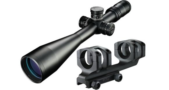 Image of Nikon BLACK FX1000 6-24x50SF Illuminated Rifle Scope, FX-MRAD FFP Reticle, Matte Black w/Free Nikon Cantilever Mount