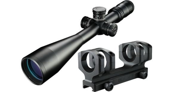 Image of Nikon BLACK FX1000 6-24x50SF Illuminated Rifle Scope, FX-MRAD FFP Reticle, Matte Black w/Free Nikon Precision MSR Mount