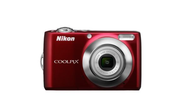 Image of Nikon Coolpix 12 MP Digital Camera L22, Red