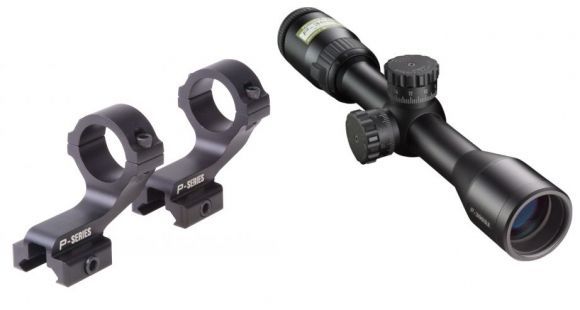 Image of Nikon P-300 BLK Blackout Rifle Scope 2-7X32 SuperSub Reticle 6797 w/ Nikon P-Series Mount 835