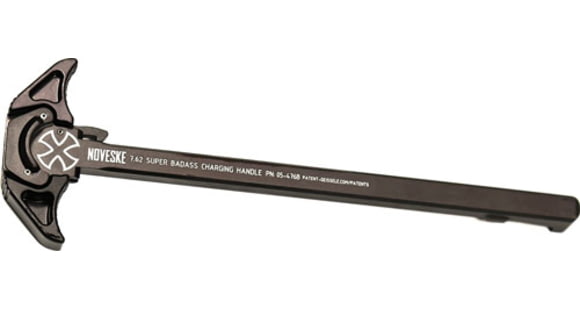 Image of USED Noveske Charging Handle 7.62mm Super Badass Ambi Sr-25 Black, EDEMO2, Condition Parts Only/Salvage, Wrong Product