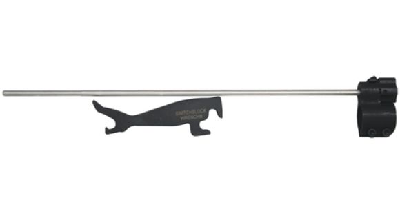 Image of Noveske Switchblock 5.56mm Clamp-On Gas block, Adjustable, Carbine Length, 10.5in, Black, 5000506