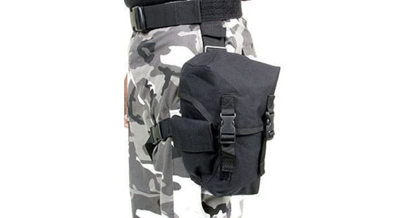 Image of BlackHawk Omega Elite Gas Mask Pouch, Black, 56GM00BK