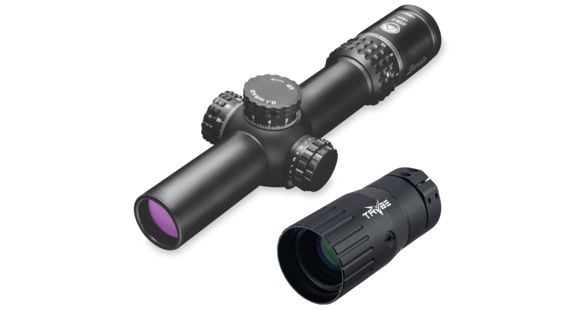 Image of OP Exclusive - Burris 1-8x24 XTR II Rifle Scope,Matte Black,Ballistic Circle Dot FFP 201018 w/ TRYBE Optics Enhancer - Magnification Doubler
