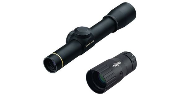 Image of Leupold FX-II Ultralight 2.5x20mm Rifle Scope, 1 in Tube, Second Focal Plane, Black, Matte, Non-Illuminated Wide Duplex Reticle, MOA Adjustment, w/ TRYBE Optics Enhancer, 58450-KIT1