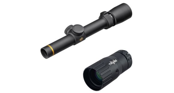 Image of OP Exclusive - Leupold VX-3i 1.5-5x20mm Matte Duplex 170675 w/ TRYBE Optics Enhancer - Magnification Doubler
