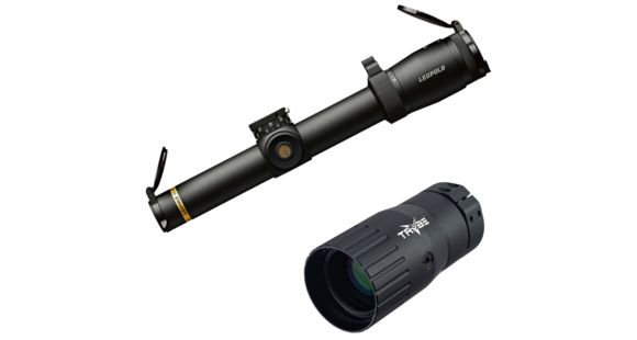 Image of OP Exclusive - Leupold VX-6HD 1-6x24mm Rifle Scope, 30mm, CDS-ZL2 Metric Matte Illum. FireDot 4 Fine, 171553 w/ TRYBE Optics Enhancer - Magnification Doubler