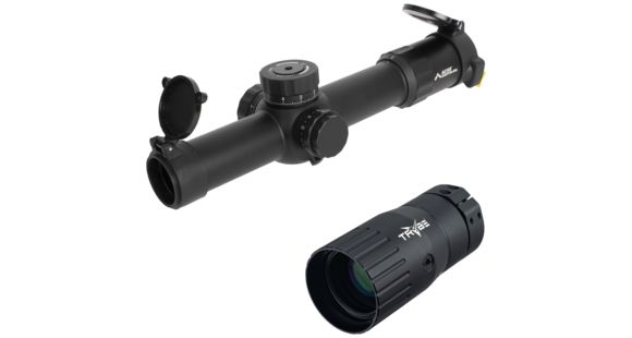 Image of OP Exclusive - Primary Arms Platinum Series 1-8X24mm FFP Rifle Scope - Illuminated ACSS Griffin MIL Reticle, Black, PAPLX8-1-8X24F-GRIF-MIL w/ TRYBE Optics Enhancer - Magnification Doubler