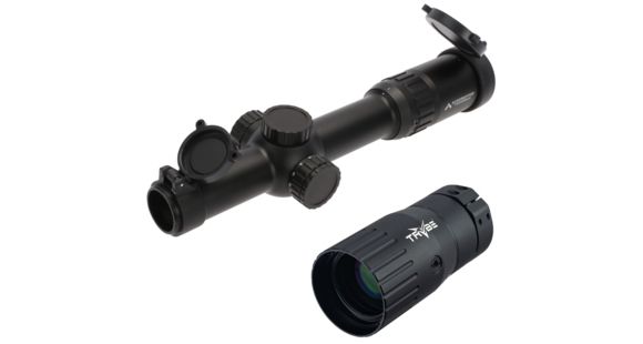 Image of Primary Arms SLx 1-6X24mm FFP Scope w/ ACSS Raptor 7.62 Reticle, Black, PA1-6X24FFP-R-7.62 w/ TRYBE Optics Enhancer - Magnification Doubler