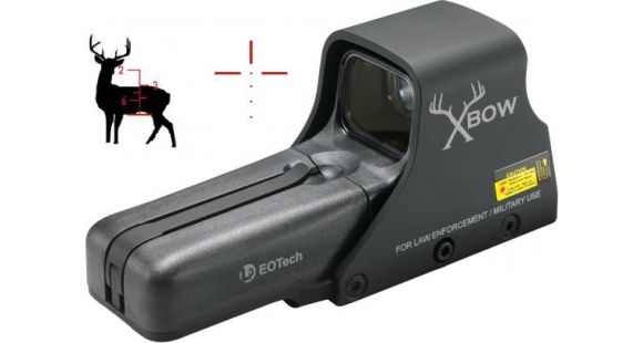 Image of Open Box, Dealer Demo, EOTech Xbow Crossbow Red Dot Sight w/ Range Assist, Crossbow Pattern Reticle, Black 512.XBOW