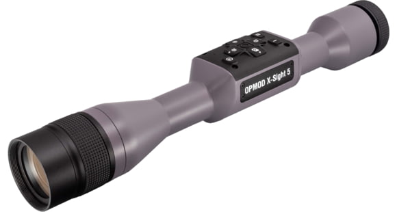 Image of ATN OPMOD X-Sight 5 3-15x, 4K+ UHD Smart Day/Night Hunting Riflescope in Wolf Grey w/ Quick Detach Mount, Wolf Grey, DGWSXS3155OPWG