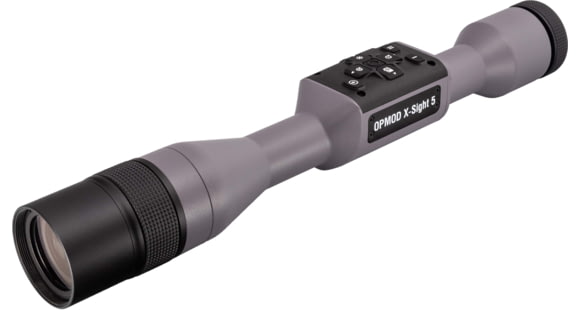 Image of USED, ATN OPMOD X-Sight 5 5-25x, 4K+ UHD Smart Day/Night Hunting Riflescope in Wolf Grey w/ Quick Detach Mount, Wolf Grey, DGWSXS5255OPWG