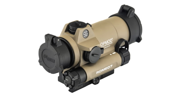 Image of Demo, OPMOD Sig Sauer Romeo 7 Full Size Red Dot Sight, 1x30mm, 2 MOA Red Dot, 0.5 MOA Adj, M1913, FDE, SOR71021