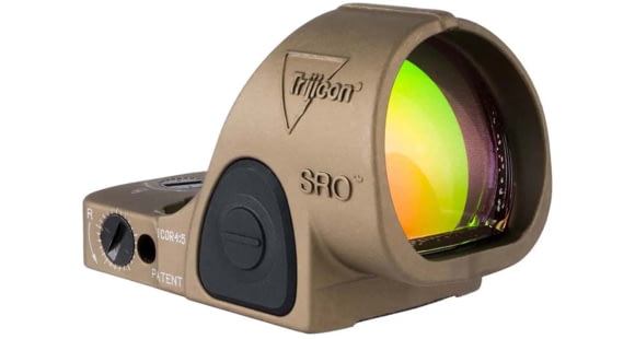 Image of Trijicon SRO 1x25x22.5mm Red Dot Sigh t1.0 MOA Red Dot, Adjustable LED, Coyote Brown Anodized, SRO1-C-2500021