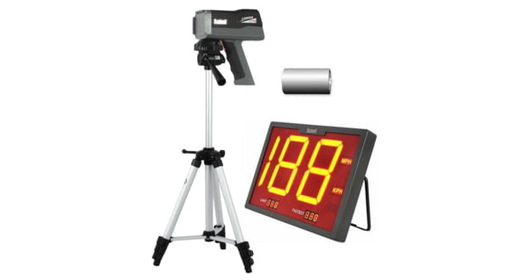 Image of OpticsPlanet Exclusive Bushnell Speedster 3 Radar Gun, Tripod and Wireless SpeedScreen Display 101922