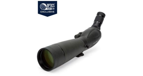 Image of DEMO, OpticsPlanet Exclusive Celestron TrailSeeker 20-60x80mm Spotting Scope w/TS Tripod &amp; Smartphone Adapter, Black, 52332-OP-DS