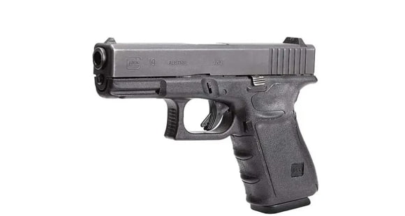 Image of Hogue Wrapter Adhesive Grip For Glock 19, 23, 32, 38, Small Frame Compact Generation 3, Rubber Black, 17230