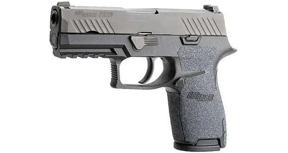 Image of Hogue Wrapter Adhesive Grip For Sig Sauer P320, Medium Grip Module Compact, Grit Black, 17669