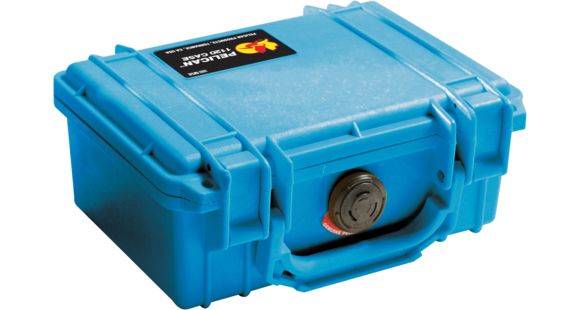 Image of Pelican 1120 Small Waterproof 7.46x4.96x3.33in Carry Case, Blue w/ Foam, 1120-000-120-EA