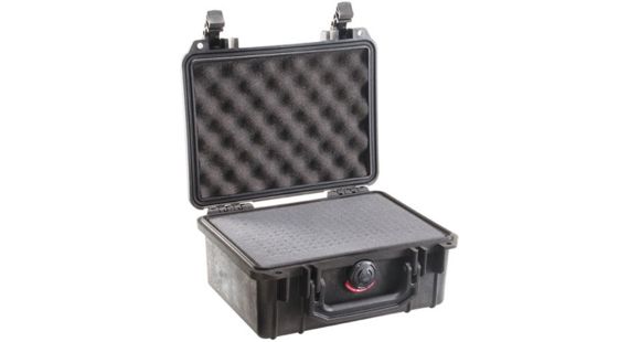 Image of Pelican 1150 Small Protector Case, Crushproof 8.49x5.99x3.75in Dry Box w/Foam, Black, 1150-000-110