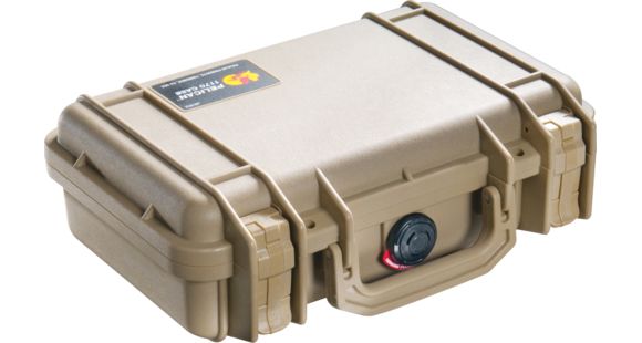 Image of Pelican 1170NF Watertight Case w/Lid and No Foam, Desert Tan 1170-001-190