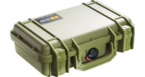 Image of Pelican 1170NF Watertight Case w/Lid and No Foam, OD Green 1170-001-130